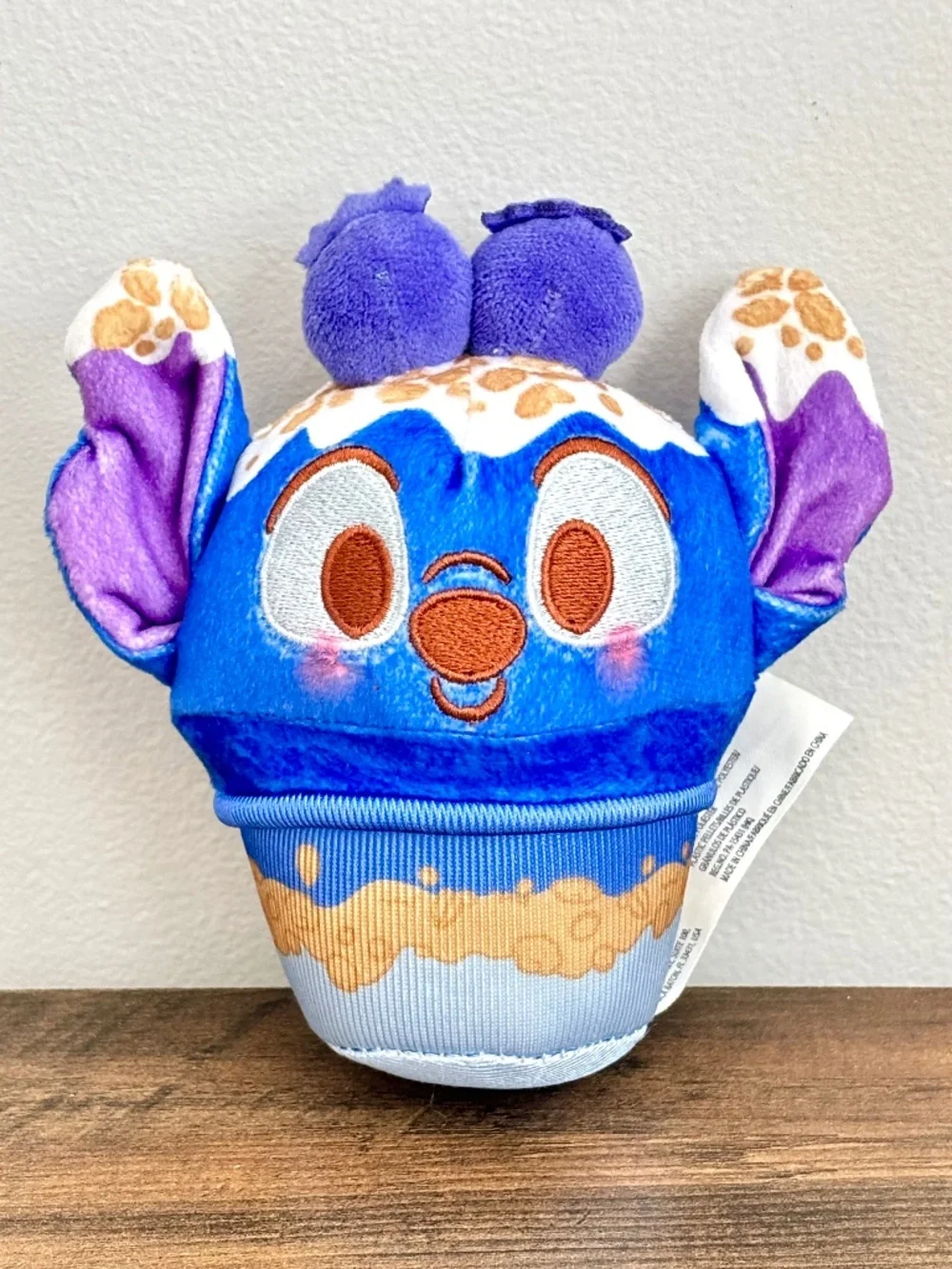 Disney STITCH Munchlings Blueberry SCENTED Crumble Frozen Yogurt Parfait Plush